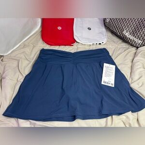 Lululemon all it takes ruched mini skirt /skort size 14 NWT!